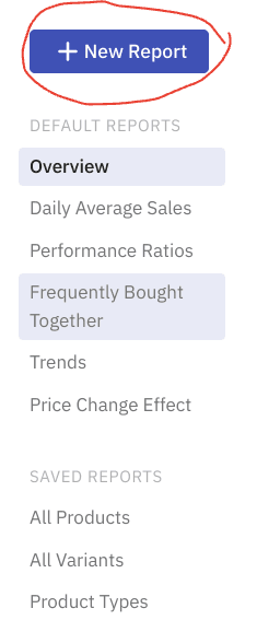 How to create a new custom report.